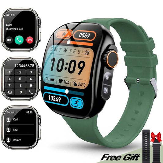 2025 New Multifunctional Men Women's Smartwatch, 2.2-inch Smart Watch with Answer/Make Calls/100+ Sports Modes/Message Reminder, IP67 Waterproof Smart Watch for Android iPhone Devices, Fitness Watch, Fall Gift