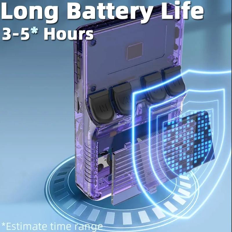 R36S Retro Video Handheld Game Console Linux System 3.5 in IPS Screen Built in 3000mAH Battery 64G TF Card Preinstalled Gamess