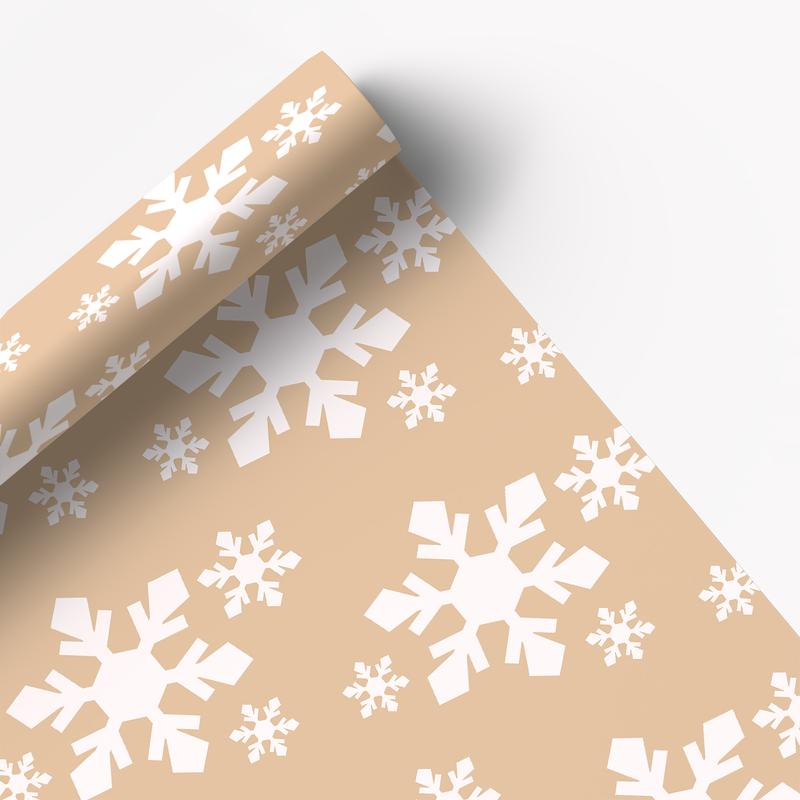 Home for the Holidays Black Santa Wrapping paper