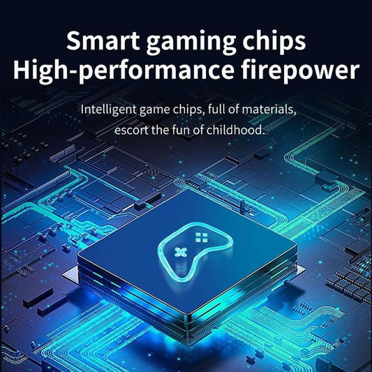 Retro Game Console Stick with Dual 2.4G Wireless Controllers Plug & Play TV Video Gaming Stick USB Cable HDMI Port Button