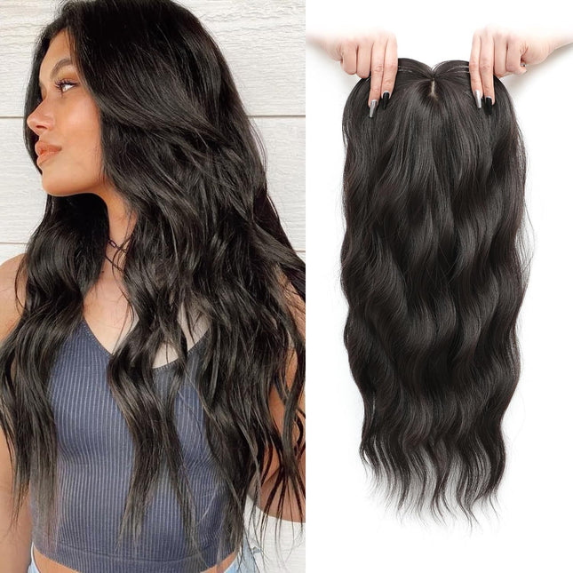 Women's Hairpiece - 22inch Curly/wavy clip - in hairpiece, suitable for those with thinning hair - nanwushop