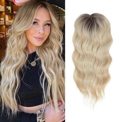 Women's Hairpiece - 22inch Curly/wavy clip - in hairpiece, suitable for those with thinning hair - nanwushop