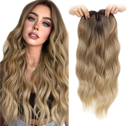 Women's Hairpiece - 22inch Curly/wavy clip - in hairpiece, suitable for those with thinning hair - nanwushop
