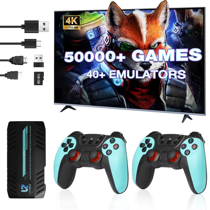 Retro Game Console Stick Game Nostalgia Gaming Stick  Dual 2.4G Wireless Controllers, Plug & Play TV Video Gaming Stick