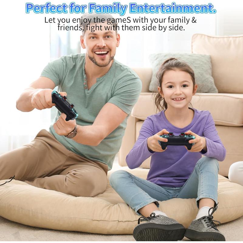 Retro Game Console Stick with Dual 2.4G Wireless Controllers Plug & Play TV Video Gaming Stick USB Cable HDMI Port Button