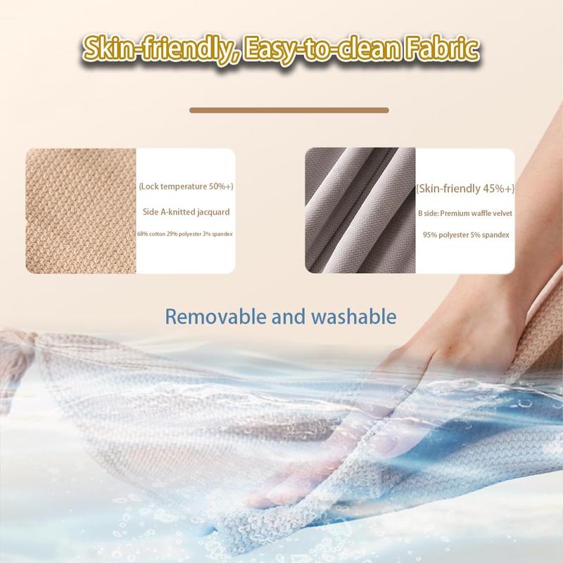 Portable Heated Blanket Shawl, Portable Heated Shawl, 2025 New USB Zipper Electric Heated Blanket Shawl, Cordless Design, 15s Fast Heating(Excluding power banks)