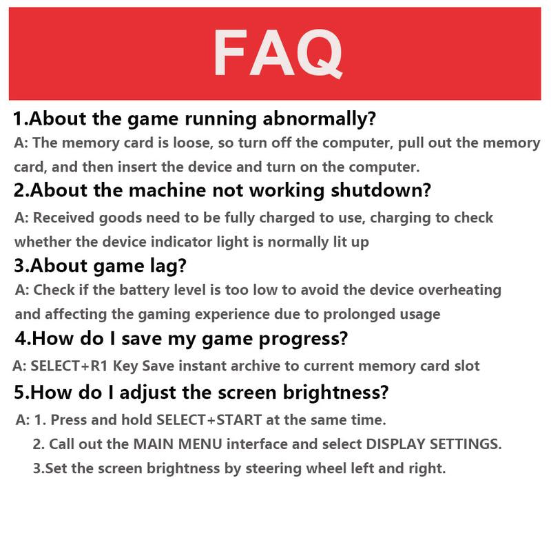 R36S Retro Video Handheld Game Console Linux System 3.5 in IPS Screen Built in 3000mAH Battery 64G TF Card Preinstalled Gamess