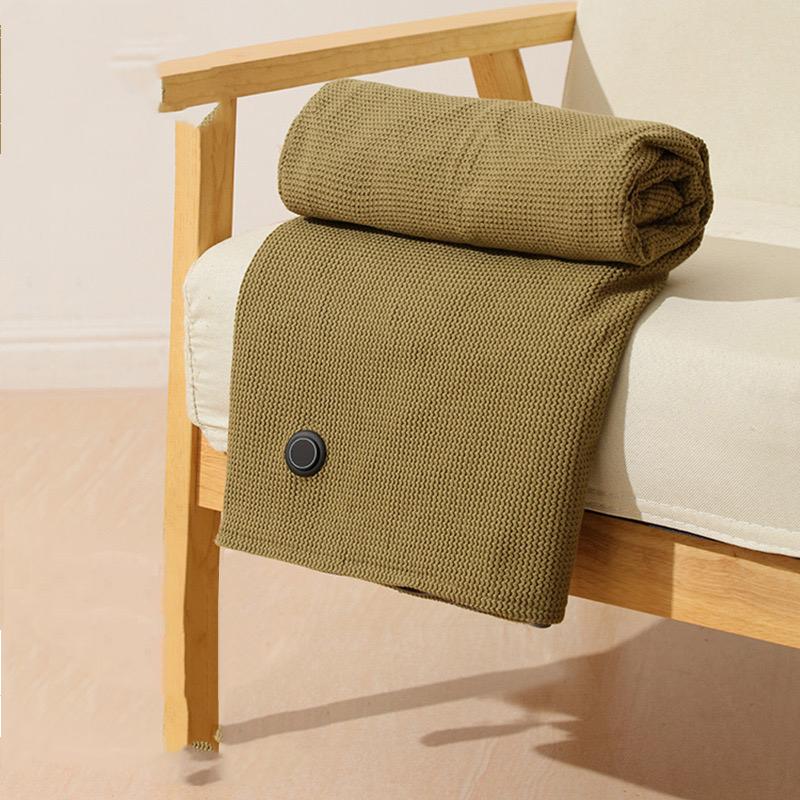 Portable Heated Blanket Shawl, Portable Heated Shawl, 2025 New USB Zipper Electric Heated Blanket Shawl, Cordless Design, 15s Fast Heating(Excluding power banks)