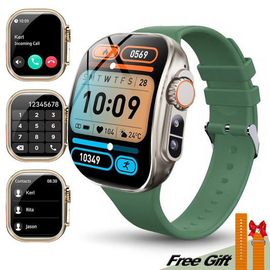 2025 New Multifunctional Men Women's Smartwatch, 2.2-inch Smart Watch with Answer/Make Calls/100+ Sports Modes/Message Reminder, IP67 Waterproof Smart Watch for Android iPhone Devices, Fitness Watch, Fall Gift