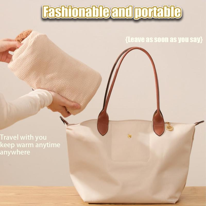 Portable Heated Blanket Shawl, Portable Heated Shawl, 2025 New USB Zipper Electric Heated Blanket Shawl, Cordless Design, 15s Fast Heating(Excluding power banks)