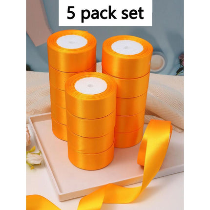 5pcs 4cm Wide Satin Ribbon Bows For DIY Cake Decorating, suitable for gift wrapping - nanwushop