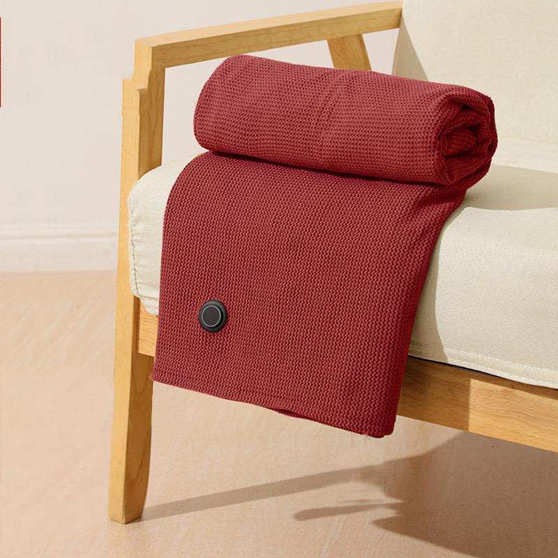 Portable Heated Blanket Shawl, Portable Heated Shawl, 2025 New USB Zipper Electric Heated Blanket Shawl, Cordless Design, 15s Fast Heating(Excluding power banks)