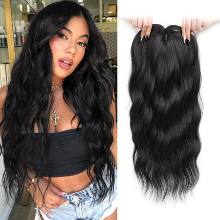 Women's Hairpiece - 22inch Curly/wavy clip - in hairpiece, suitable for those with thinning hair - nanwushop