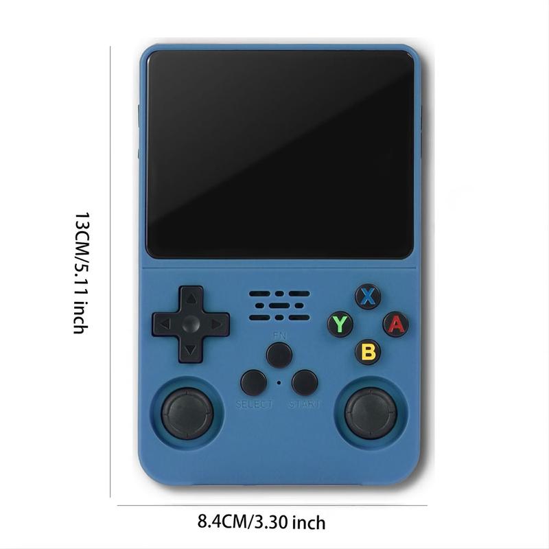 R36S Retro Video Handheld Game Console Linux System 3.5 in IPS Screen Built in 3000mAH Battery 64G TF Card Preinstalled Gamess