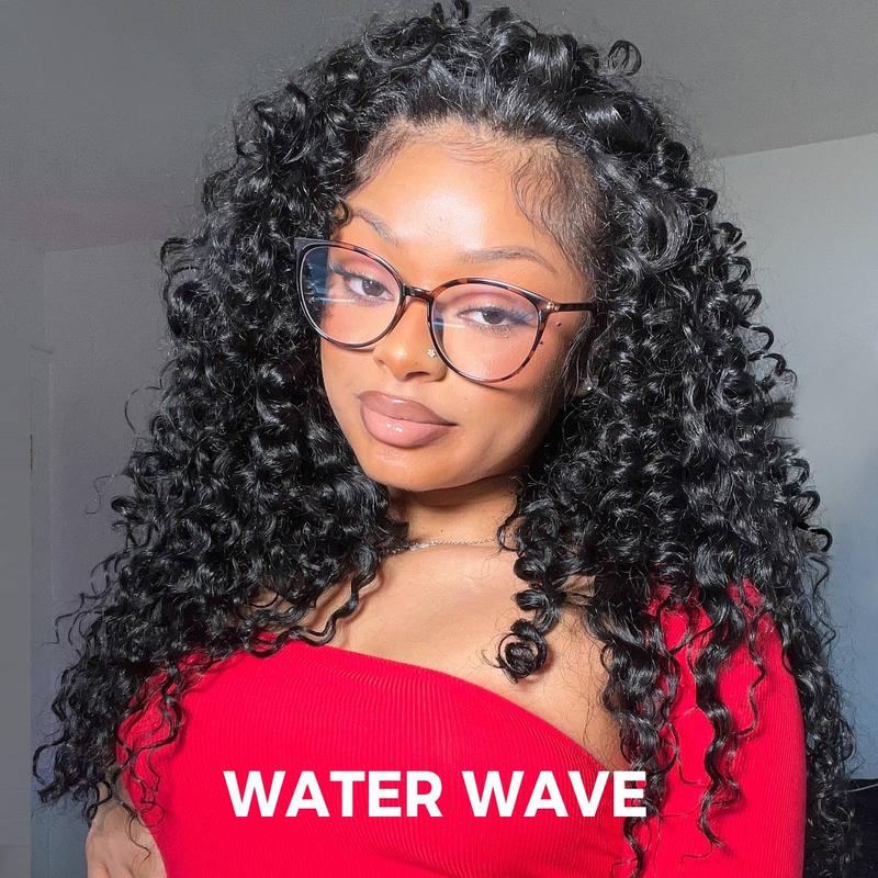 [3 In 1 Half Wig] Afro Curly Glueless Half Wig 180% 250% Density Upgrade With Drawstring Cap Invisible Hairline Human Hair Wigs Beginner Friendly