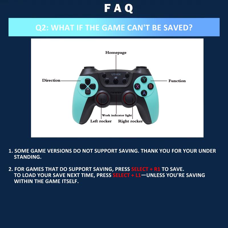 Retro Game Console Stick with Dual 2.4G Wireless Controllers Plug & Play TV Video Gaming Stick USB Cable HDMI Port Button