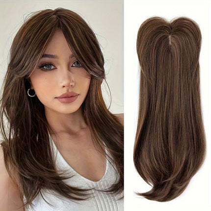 Women's Hairpiece - 22inch Wavy Clip - In Synthetic Hairpiece - nanwushop