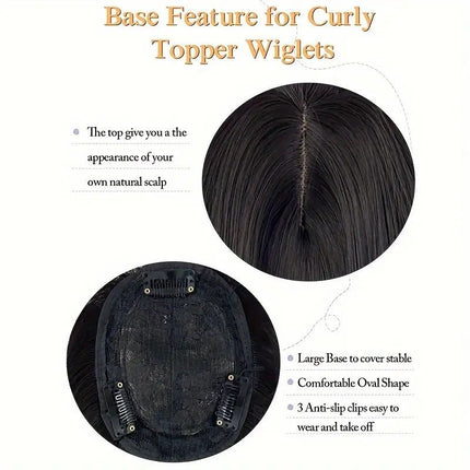 Women's Hairpiece - 22inch Wavy Clip - In Synthetic Hairpiece - nanwushop